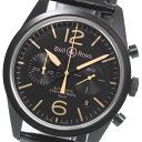 ベル＆ロス Bell＆Ross BR126-94-SC ヴィンテージ ヘリテージ クロノグラフ 自動巻き メンズ 良品 保証書付き_770939【中古】