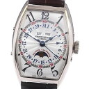 フランクミュラー FRANCK MULLER 5850MCL トノーカーベックス ムーンフェイズ 自動巻き メンズ _765546【中古】