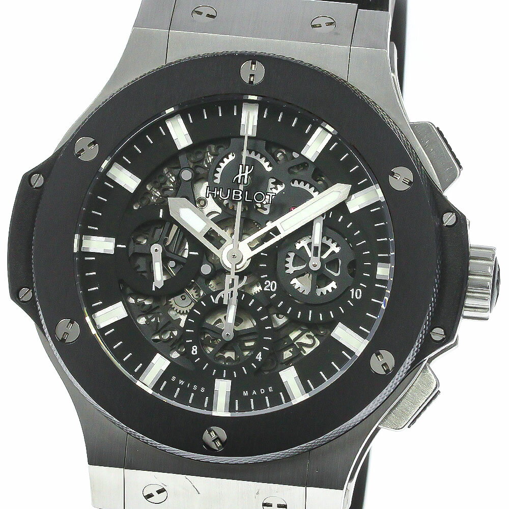 ウブロ HUBLOT 311.SM.1170.RX ビッグバン アエロバン スチールセラミック 自動 ...