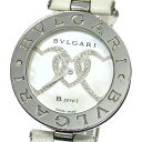 ジャンク ブルガリ BVLGARI BZ35S B-zero1 ダブルハート ダイヤ クォーツ レディース _759997【中古】