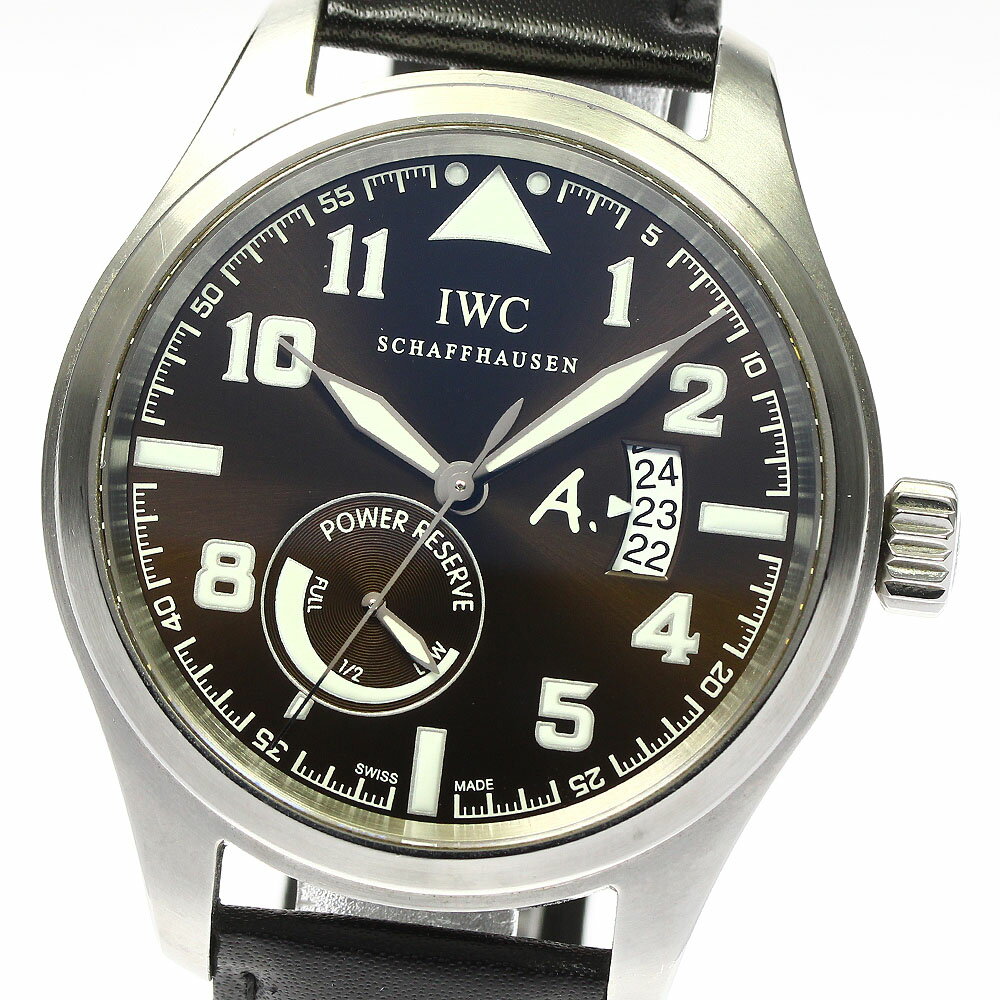 IWC IWC SCHAFFHAUSEN IW320104 パイロットウォッチ アントワーヌ ド サンテグジュペリ 限定1178本 自動巻き メンズ 良品 箱付き_770809【中古】