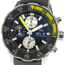 訳あり IWC IWC SCHAFFHAUSEN IW376702 アクアタイマー クロノグラフ デイデイト 自動巻き メンズ _758151【中古】