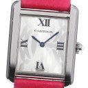 カルティエ CARTIER W1019555 タンクソロSM クリスマス限定 クォーツ レディース  ...