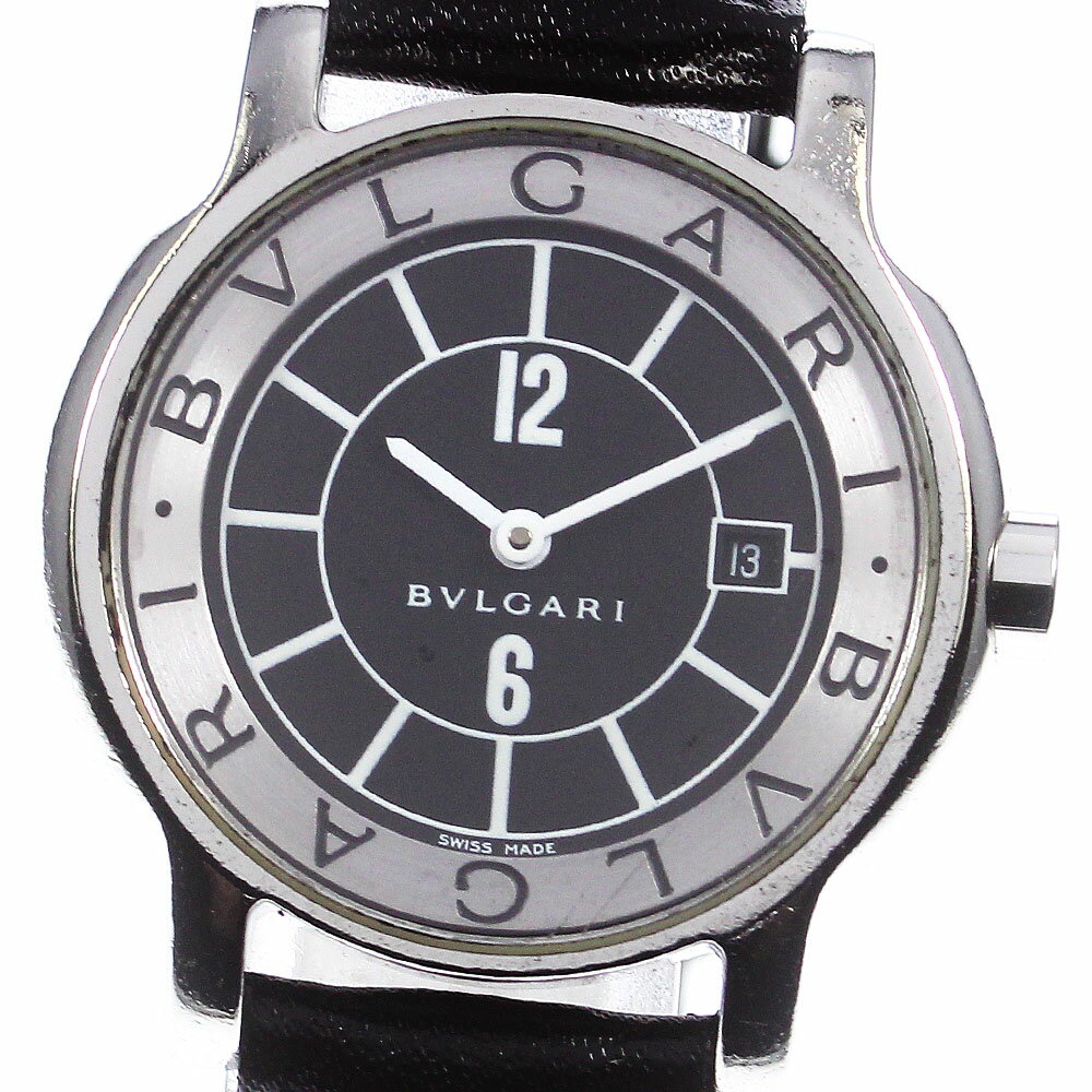 ブルガリ BVLGARI ST29S ソロテンポ デイト クォーツ レディース _767357【中古】