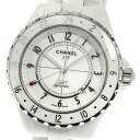 シャネル CHANEL H2126 J12 GMT 白セラミック 限定2000本 自動巻き メンズ 良品 _770300【中古】