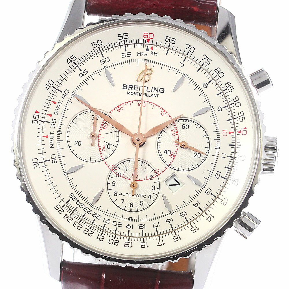 ブライトリング BREITLING A41370 ナビタイマー モンブリラン クロノグラフ 自動巻き メンズ _773957【中古】