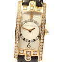 ハリーウィンストン HARRY WINSTON AVCQHM16 アヴェニューCミニ K18PG ダイヤベゼル クォーツ レディース 箱付き_767058【中古...