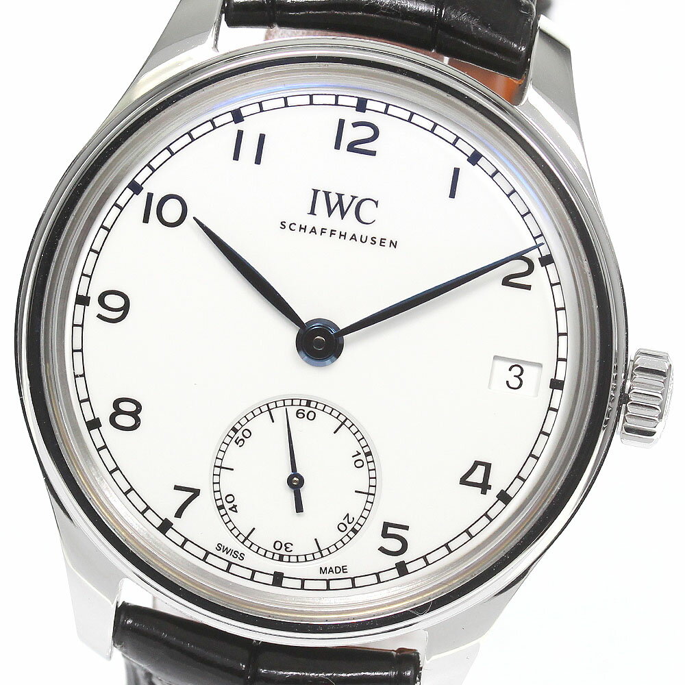 IWC IWC SCHAFFHAUSEN IW510212 ポルトギーゼ・ハンドワインド・エイトデイズ 150イヤーズ 手巻き メンズ 美品 内箱・保証書付き_773501