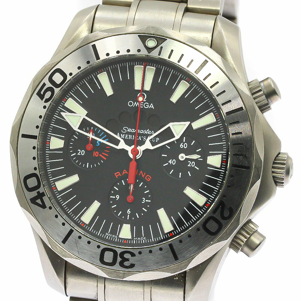 オメガ OMEGA 2269.50 シーマスター300 アメリカズカップ クロノグラフ 自動巻き メンズ _774128【中古】