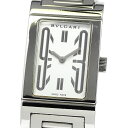 ブルガリ BVLGARI RT39S レッタンゴロ クォーツ レディース 箱付き_771396【中古】