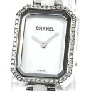 シャネル CHANEL H2132 プルミエール ダイヤベゼル クォーツ レディース 良品 _774077【中古】