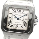 カルティエ CARTIER W20055D6 サントスガルベLM デイト 自動巻き メンズ _775 ...