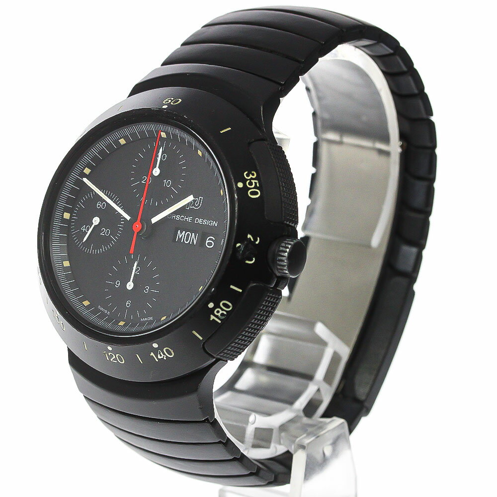 ポルシェデザイン Porsche Design スーパーライト クロノグラフ デイデイト 自動巻き メンズ _775603【ev20】【中古】