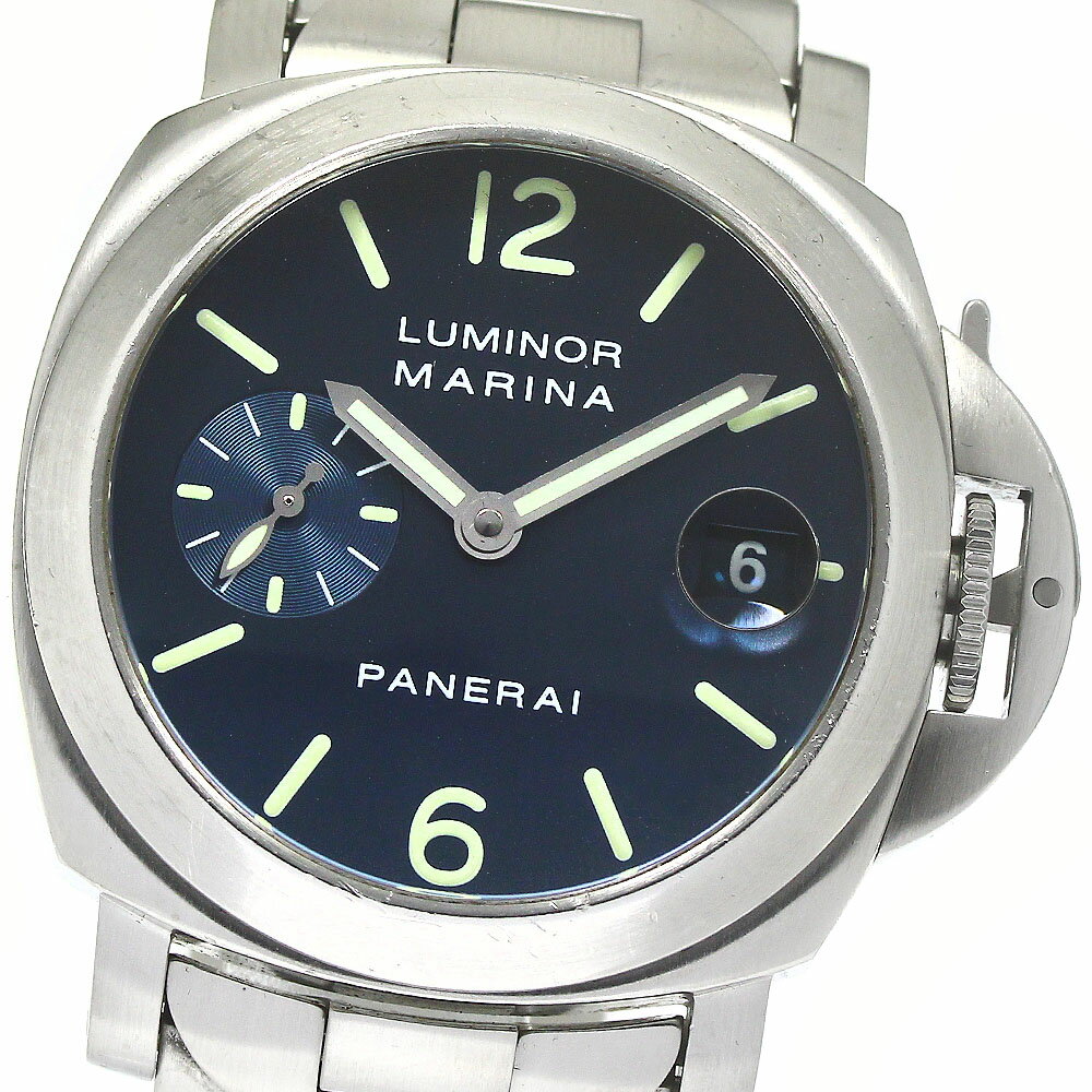 パネライ PANERAI PAM00120 ルミノールマリーナ 自動巻き メンズ 箱・保証書付き_7 ...