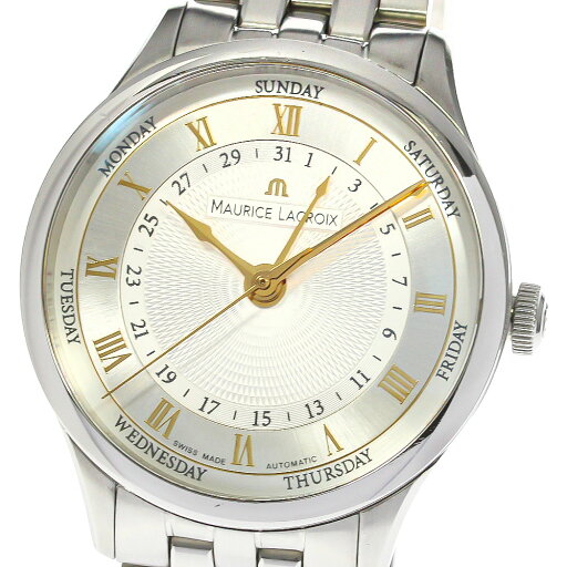 モーリスラクロア MAURICE LACROIX MP6507 マスターピース トラディション GMT 自動巻き メンズ 保証書付き_771070【中古】 モーリスラクロア MAURICE LACROIX MP6507 マスターピース トラディション GMT 自動巻き メンズ 保証書付き_771070【中古】