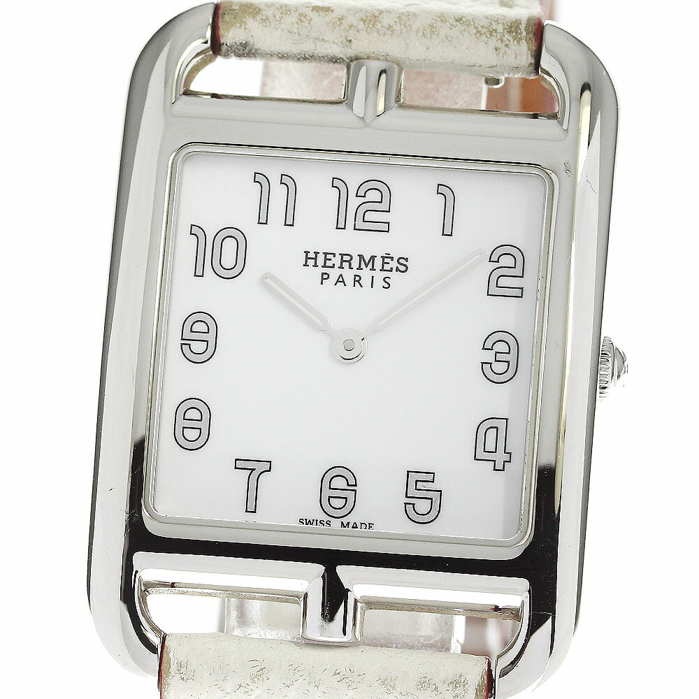 エルメス HERMES CC3.710 ケープコッド クォーツ メンズ _770378【中古】