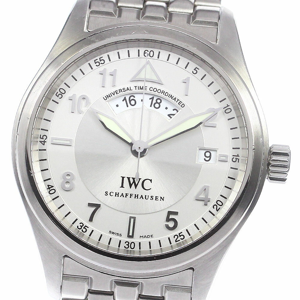 IWC IWC SCHAFFHAUSEN IW325108 フリーガーUTC スピットファイア 自動巻き メンズ _776780【中古】