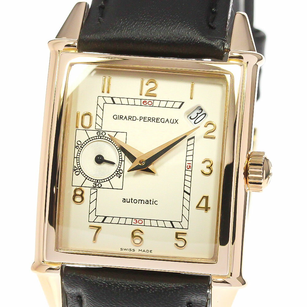 ジラール・ペルゴ GIRARD-PERREGAUX Ref.25932 ヴィンテージ K18PG 自動巻き メンズ 良品 _746693【中古】