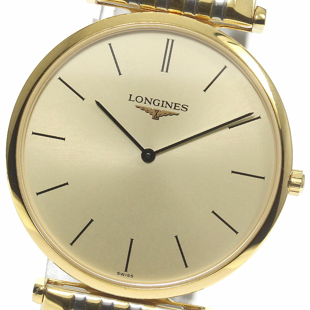 ロンジン LONGINES L4.709.2 グランドクラシック クォーツ メンズ _777764【中古】