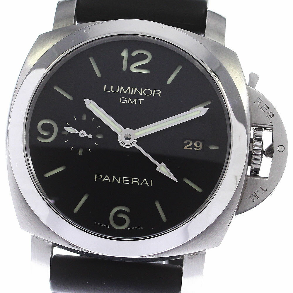 パネライ PANERAI PAM00320 ルミノール 1950 3デイズ GMT 自動巻き メンズ ...