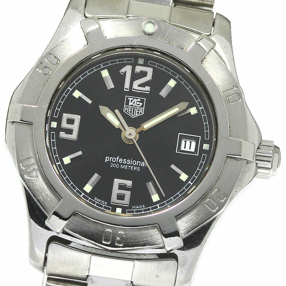 ベルト訳あり タグホイヤー TAG HEUER WN1310 プロフェッショナル200 デイト クォーツ レディース _767899【中古】