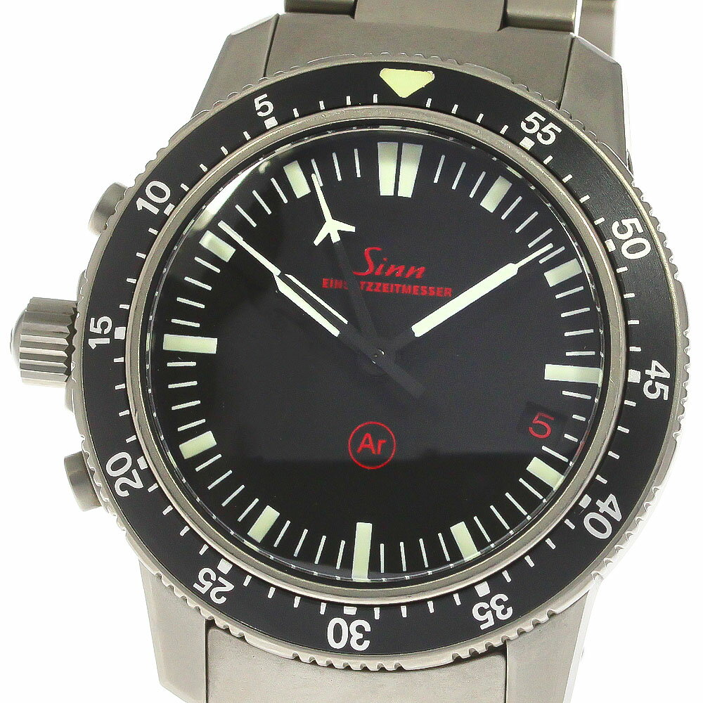 訳あり ジン Sinn 503.EZM-1 クロノグラフ デイト 自動巻き メンズ _763834【中古】