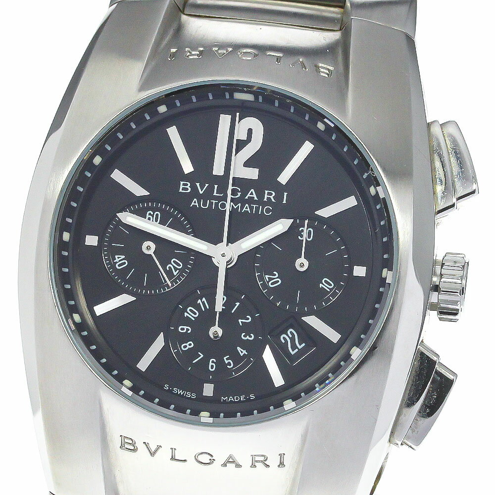 ジャンク ブルガリ BVLGARI EG35SCH エルゴン クロノグラフ 自動巻き ボーイズ _767523【中古】