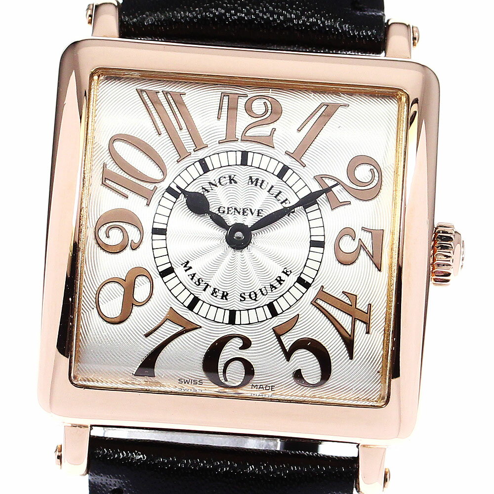 フランクミュラー FRANCK MULLER 6002LQZRELV マスタースクエア K18PG クォーツ レディース 美品 _780579【中古】