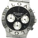 ベルト訳あり ブルガリ BVLGARI CH35S ディアゴノ スポーツ クロノグラフ 自動巻き メンズ 箱 保証書付き_769626【中古】