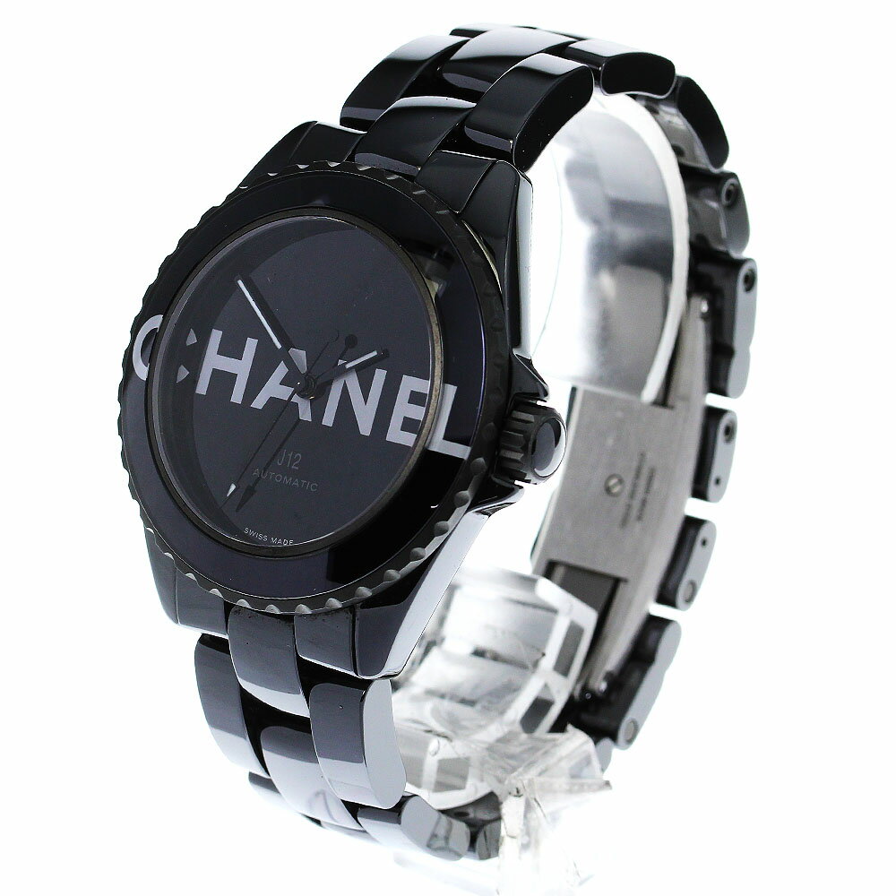 シャネル CHANEL H7418 J12 ウォンテッド ドゥ シャネル 黒セラミック 自動巻き メンズ 極美品 箱・保証書付き_778567【中古】