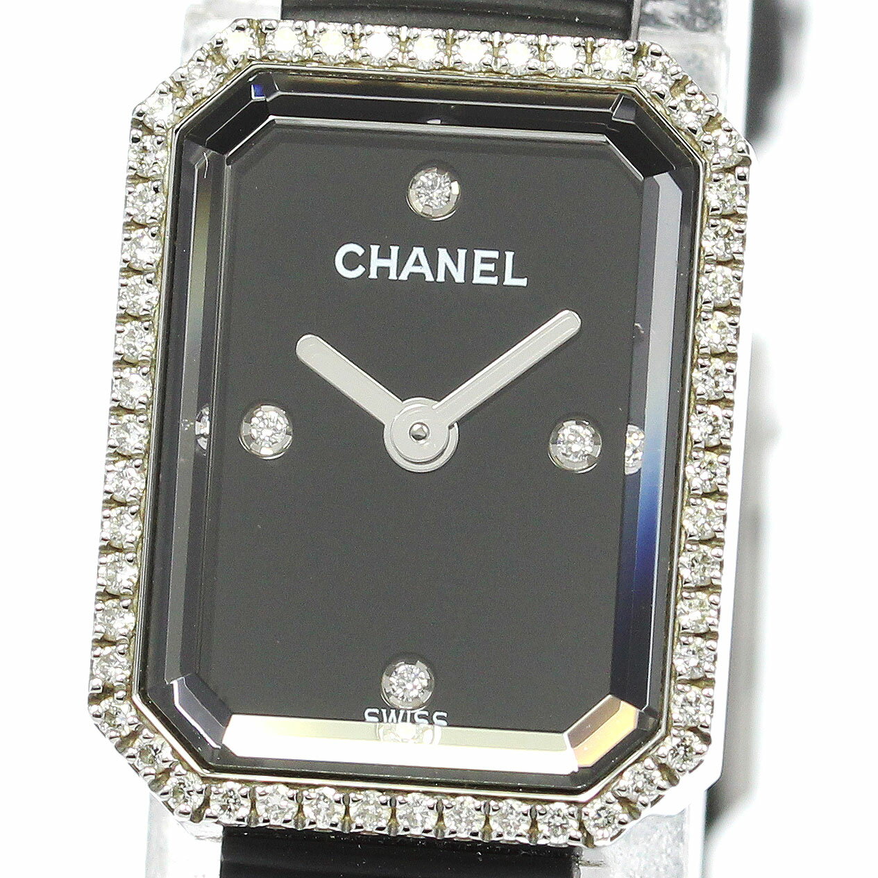 シャネル CHANEL H2434 プルミエール 4P ベゼルダイヤ クォーツ レディース _776 ...