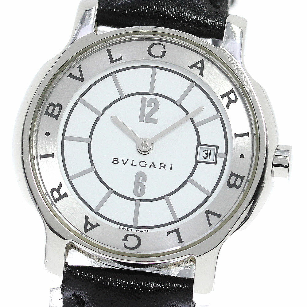 ブルガリ BVLGARI ST29S ソロテンポ デイト クォーツ レディース _774700【中古】