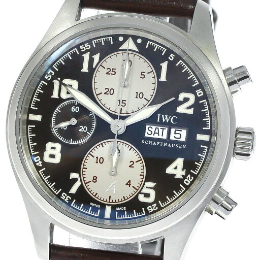 IWC SCHAFFHAUSEN IW371709 パイロットウォッチ クロノ アントワーヌ ド サンテグジュペリ 自動巻き メンズ 保証書付き_782928【中古】 IWC SCHAFFHAUSEN IW371709 パイロットウォッチ クロノ アントワーヌ ド サンテグジュペリ 自動巻き メンズ 保証書付き_782928【中古】