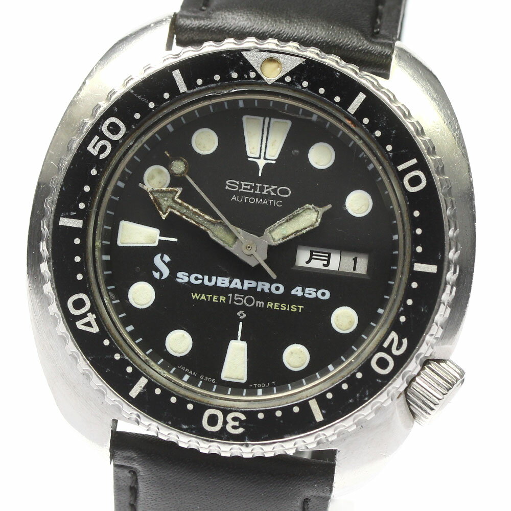 セイコー SEIKO 6306-7001 3rdダイバー スキューバプロ450 デイデイト 自動巻き メンズ _764492【中古】のサムネイル