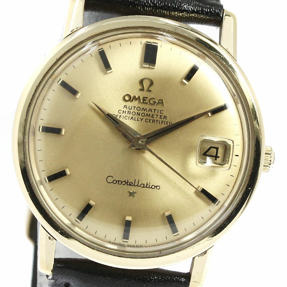 オメガ OMEGA 168.010/11 コンステレーション K18YG Cal.564 デイト 自動巻き メンズ _777055【中古】