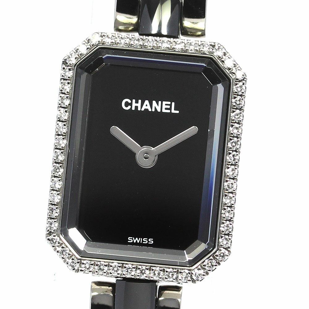 シャネル CHANEL H2163 プルミエール ダイヤベゼル クォーツ レディース 箱・保証書付き_782796【中古】