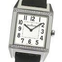 ジャガー・ルクルト JAEGER-LECOULTRE 236.8.47 レベルソ スクアドラ ベゼルダイヤ クォーツ メンズ _775848