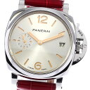 パネライ PANERAI PAM01248 ルミノール ドゥエ スモールセコンド デイト 自動巻き ボーイズ 箱 保証書付き_781624【中古】