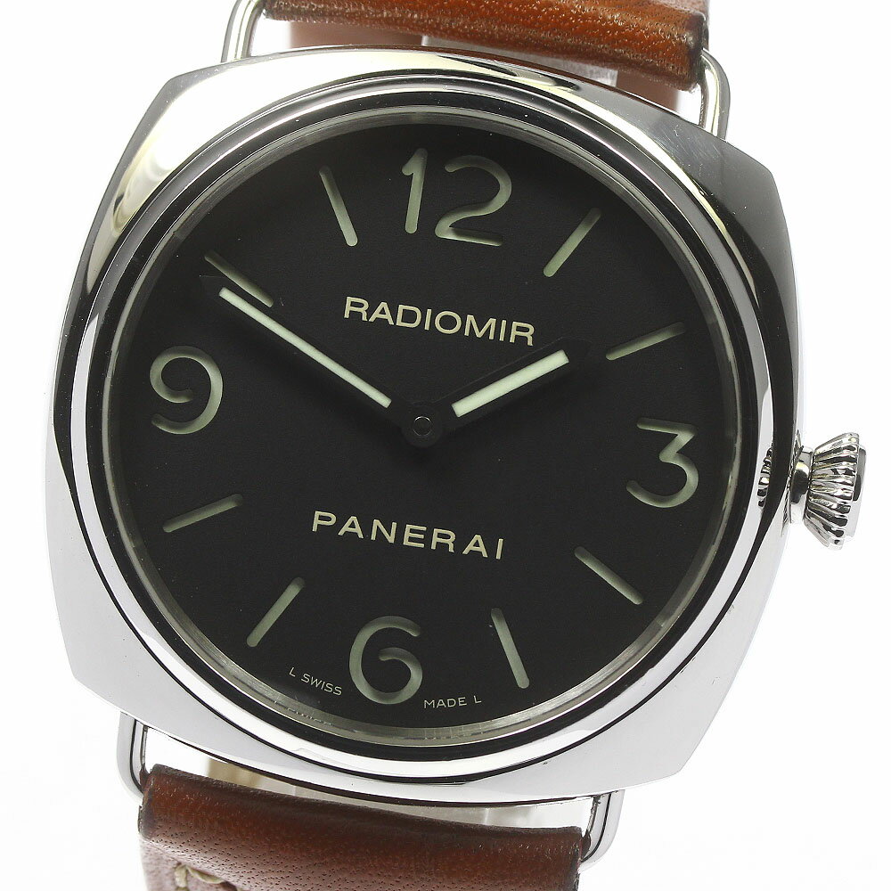 パネライ PANERAI PAM00210 ラジオミール ベース 手巻き メンズ 箱・保証書付き_7 ...