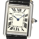 カルティエ CARTIER W1541056 タンク ルイ K18WG クォーツ レディース 良品 箱付き メーカーOH済_784201【中古】