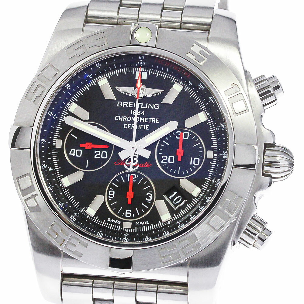 ブライトリング BREITLING AB0111 クロノマット44 自動巻き メンズ 良品 保証書付き_784533【中古】