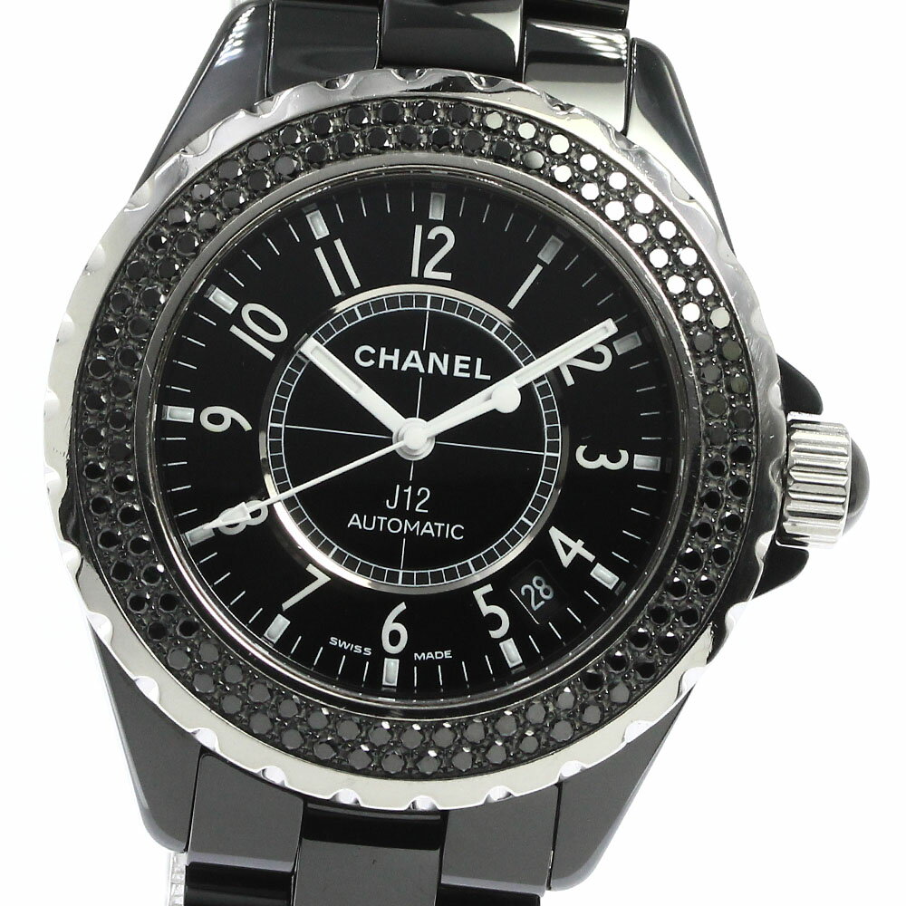 シャネル CHANEL H0942 J12 ブラックダイ