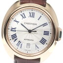 カルティエ CARTIER WGCL0004 クレドゥカルティエ K18PG デイト 自動巻き メンズ 良品 箱・保証書付き_780760【中古】