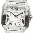 カルティエ CARTIER WSSA0010 サントス ドゥ カルティエ MM 自動巻き メンズ 良品 保証書付き_784206【中古】