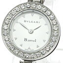 ブルガリ BVLGARI BZ22S B-zero1 ダイヤベゼル バングルM クォーツ レディース 美品 メーカーOH済み _784593【中古】