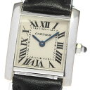 カルティエ CARTIER W5001256 タンクフランセーズSM K18WG クォーツ レディー ...