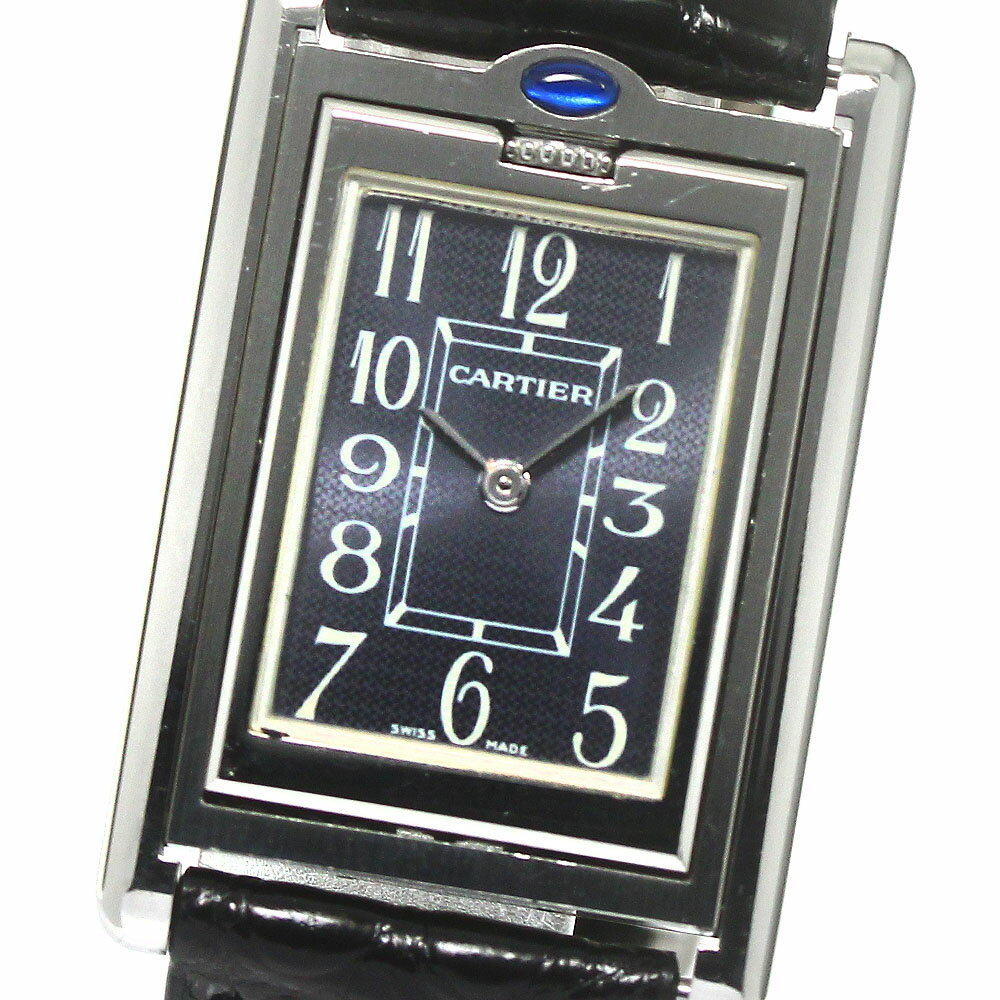 カルティエ CARTIER W1016730 タンクバスキュラントMM クォーツ ボーイズ _780075【中古】