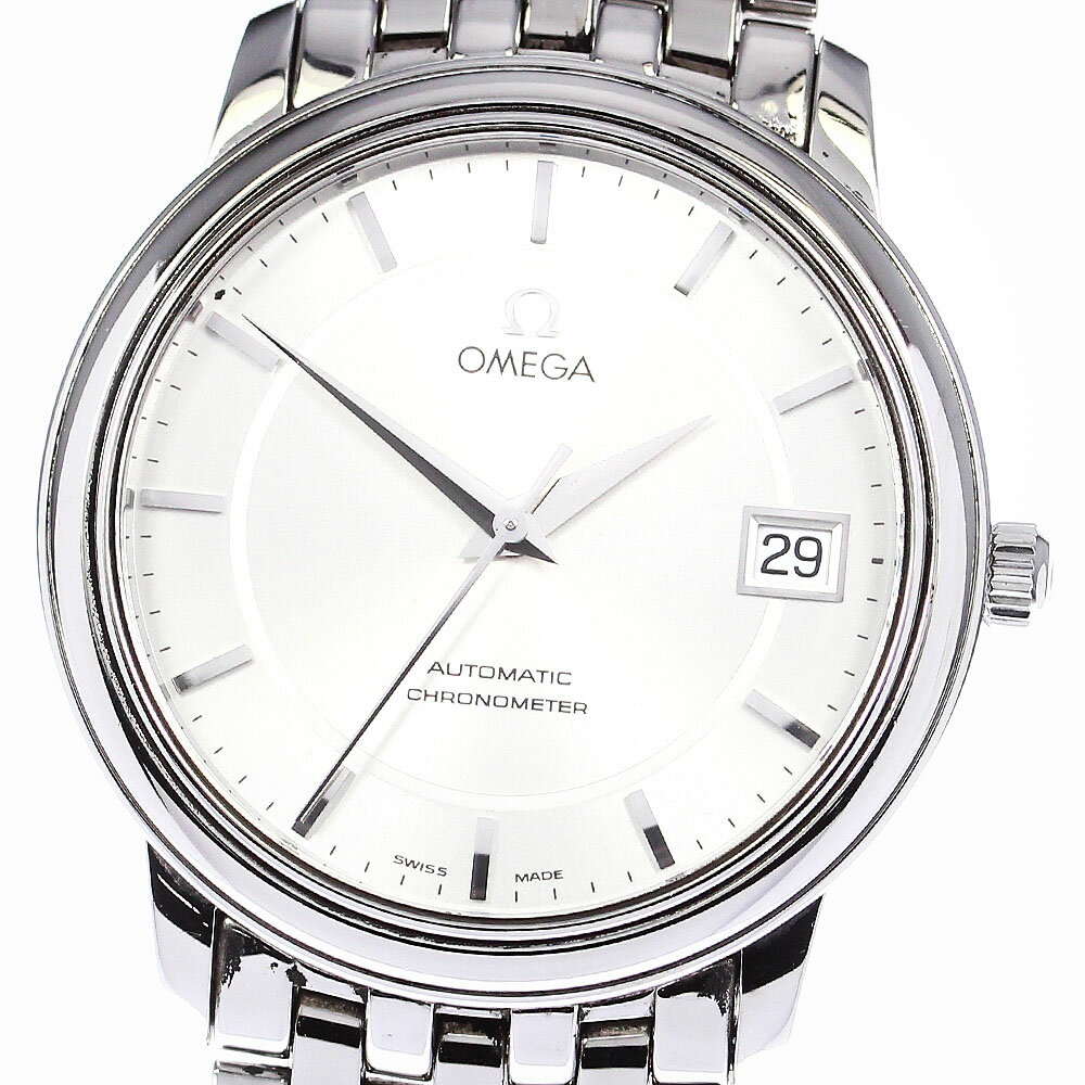 オメガ OMEGA 4500.31 デビル プレステージ デイト 自動巻き メンズ 保証書付き_790836【中古】