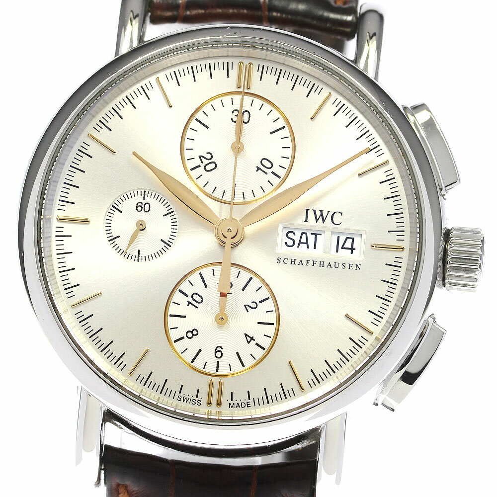 IWC IWC SCHAFFHAUSEN IW378302 ポートフィノ クロノグラフ デイデイト  ...