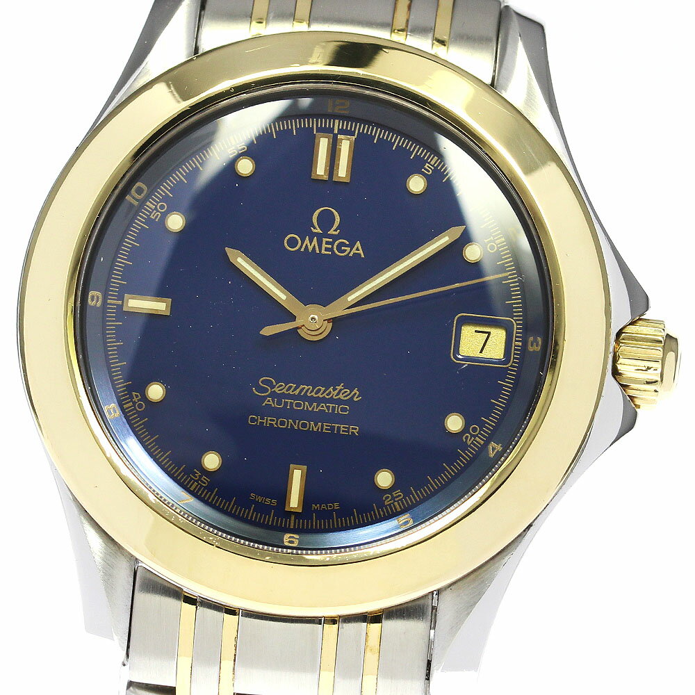 オメガ OMEGA 2301.80 シーマスター120 デイト クロノメーター 自動巻き メンズ 良品 _785562【中古】